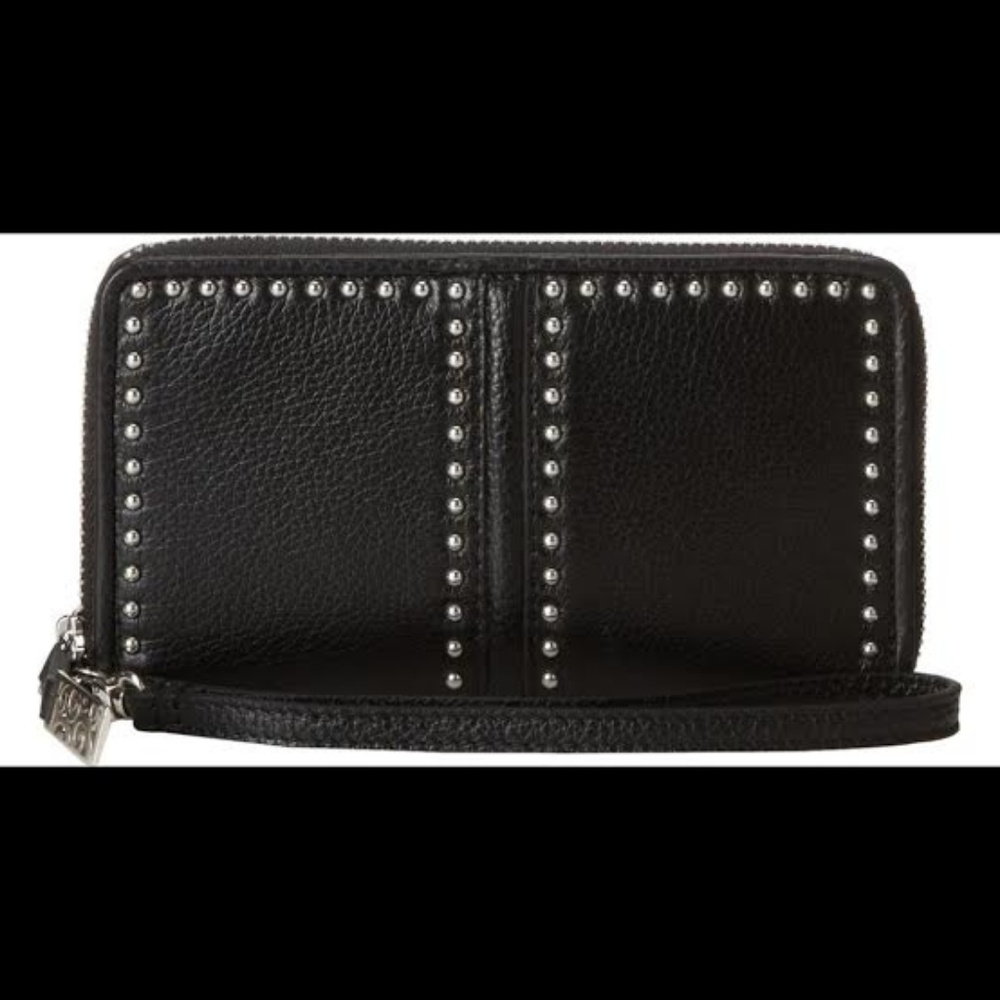 Brighton Women's Black Pretty Tough Tech Wallet